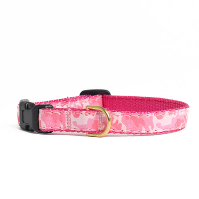 Pink Camo Small Breed Dog Collar