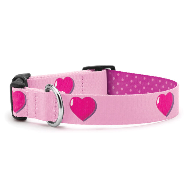 Eve Lace Valentine's Dog Collar - 1.5 Inch Wide for Large Dogs + Greyhounds  Eve Lace Valentine's Dog Collar - 1.5 Inch Wide for Large Dogs + Greyhounds