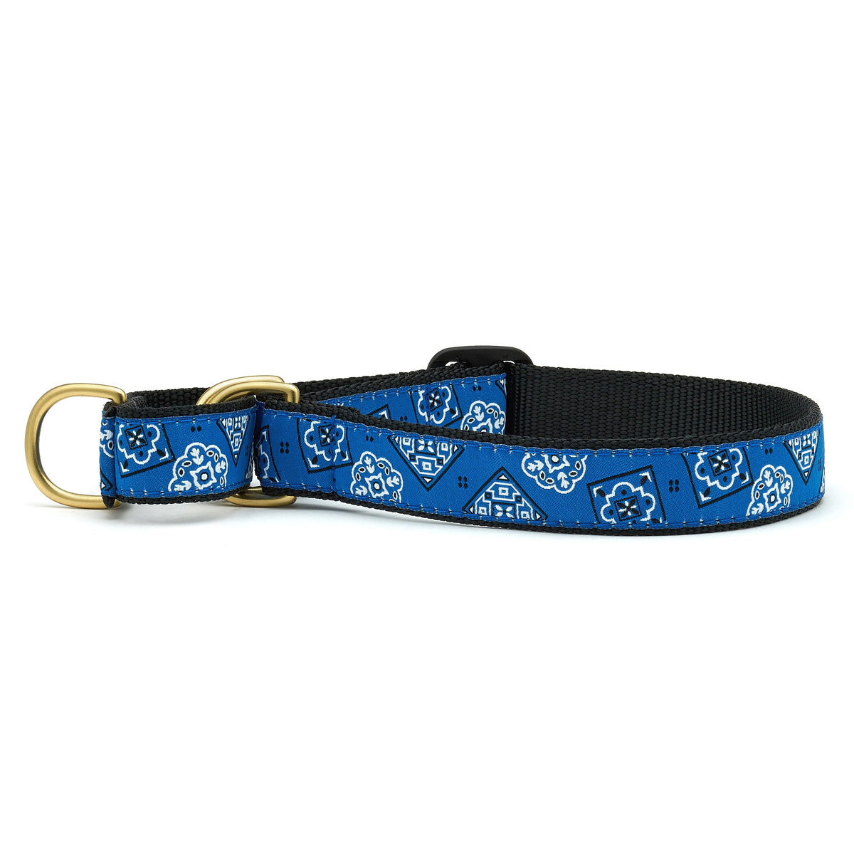 Bella Bone Blue Uptown Dog Collar