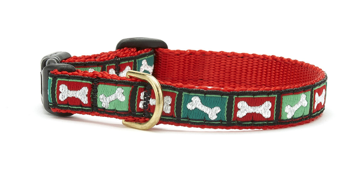 Up Country Gingerbread Man Holiday Dog Collar