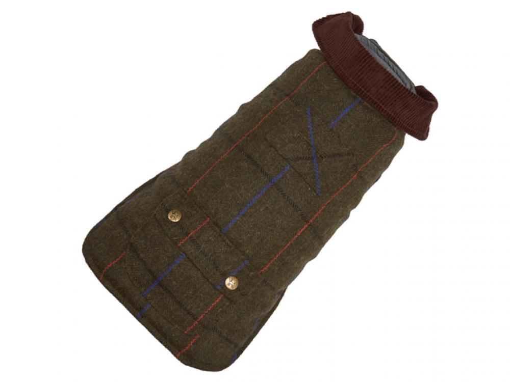 Tweed dog coat on sale