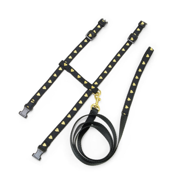 Heart of Gold Cat Harness and Leash