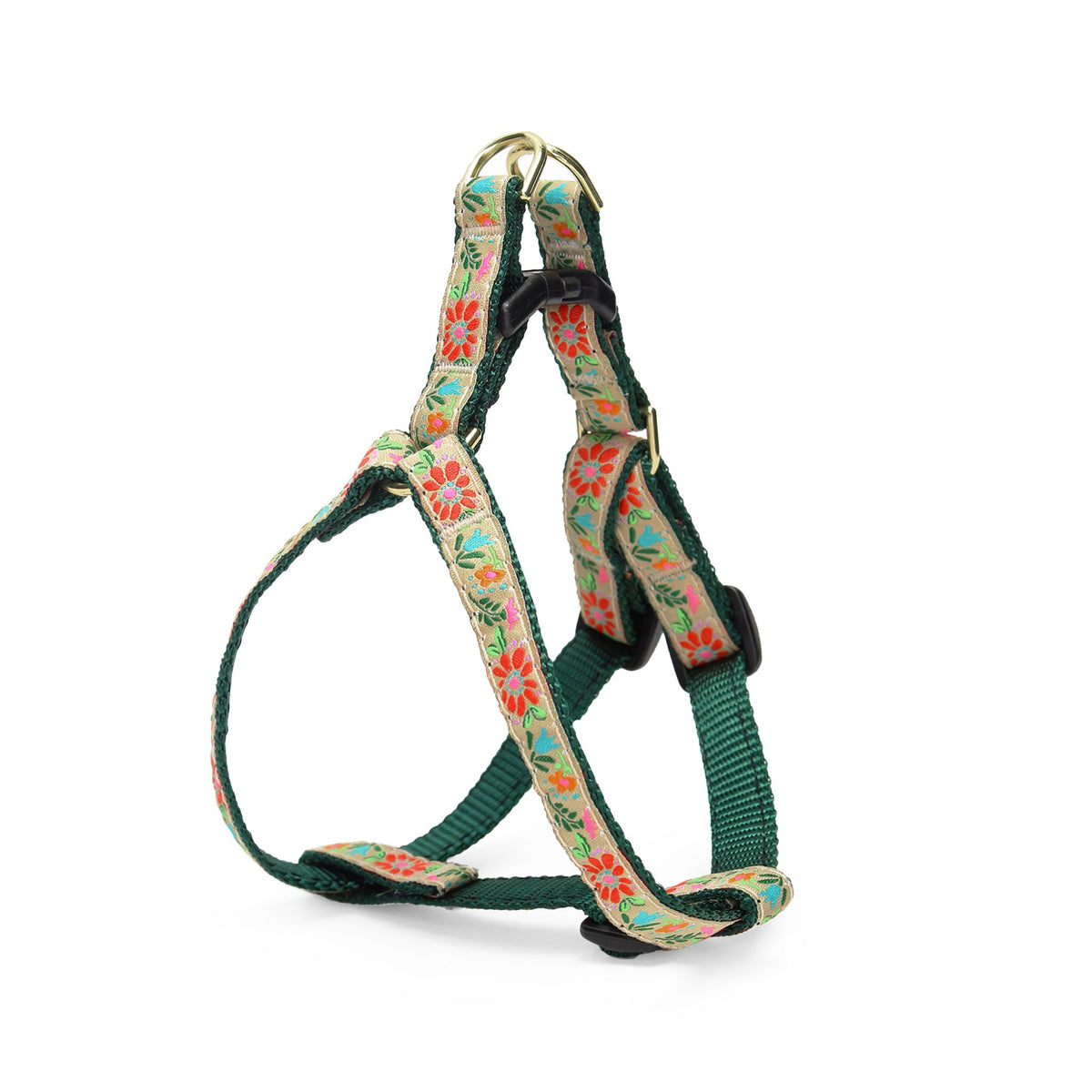 Dog hotsell harness floral