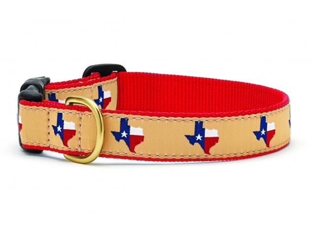 Up Country TEXNLFLW 6 ft. Wide Texas on Navy Lead for Pet