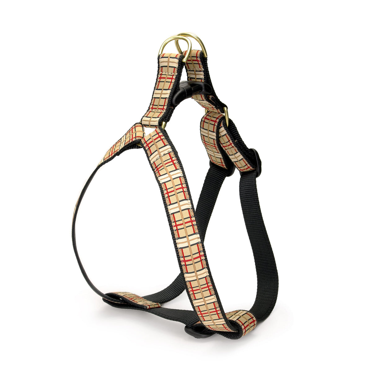 Plaid dog outlet harness