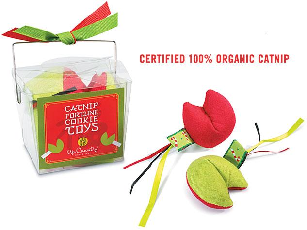 Christmas Fortune Cookie Catnip Toy