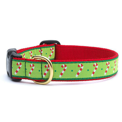 Candy Cane Dog Collar