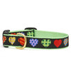 Colorful Hearts Dog Collar