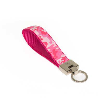 Pink Camo Key Ring
