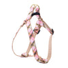 Pink Plaid Dog Harness