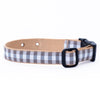 Underground Fence Dog Collar - Gray Buffalo Check