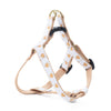 White Heart of Gold Small Breed Dog Harness