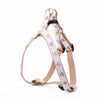 White Heart of Gold Dog Harness