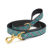 Aqua Plaid Dog Lead