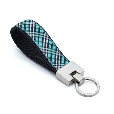 Checkered Dog Keychain
