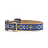 Aztec Blue Dog Collar