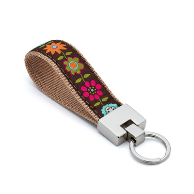Bella Floral Key Ring Keychain