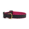 Black and White Dot Dog Collar