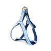 Blue Gingham Small Breed Dog Harness