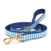 Blue Gingham Dog Lead