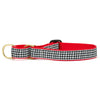 Classic Black Houndstooth Martingale