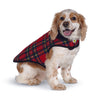 Red Plaid Fleece Lined Coat