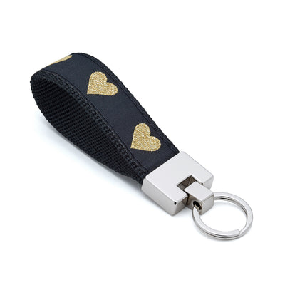 Heart of Gold Keychain Key Ring