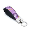 Lavender Lattice Key Ring