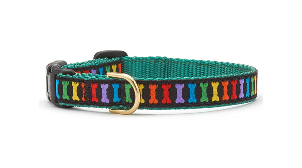 Up Country Got Bones Martingale Dog Collar