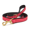 Red Gingham Dog Lead