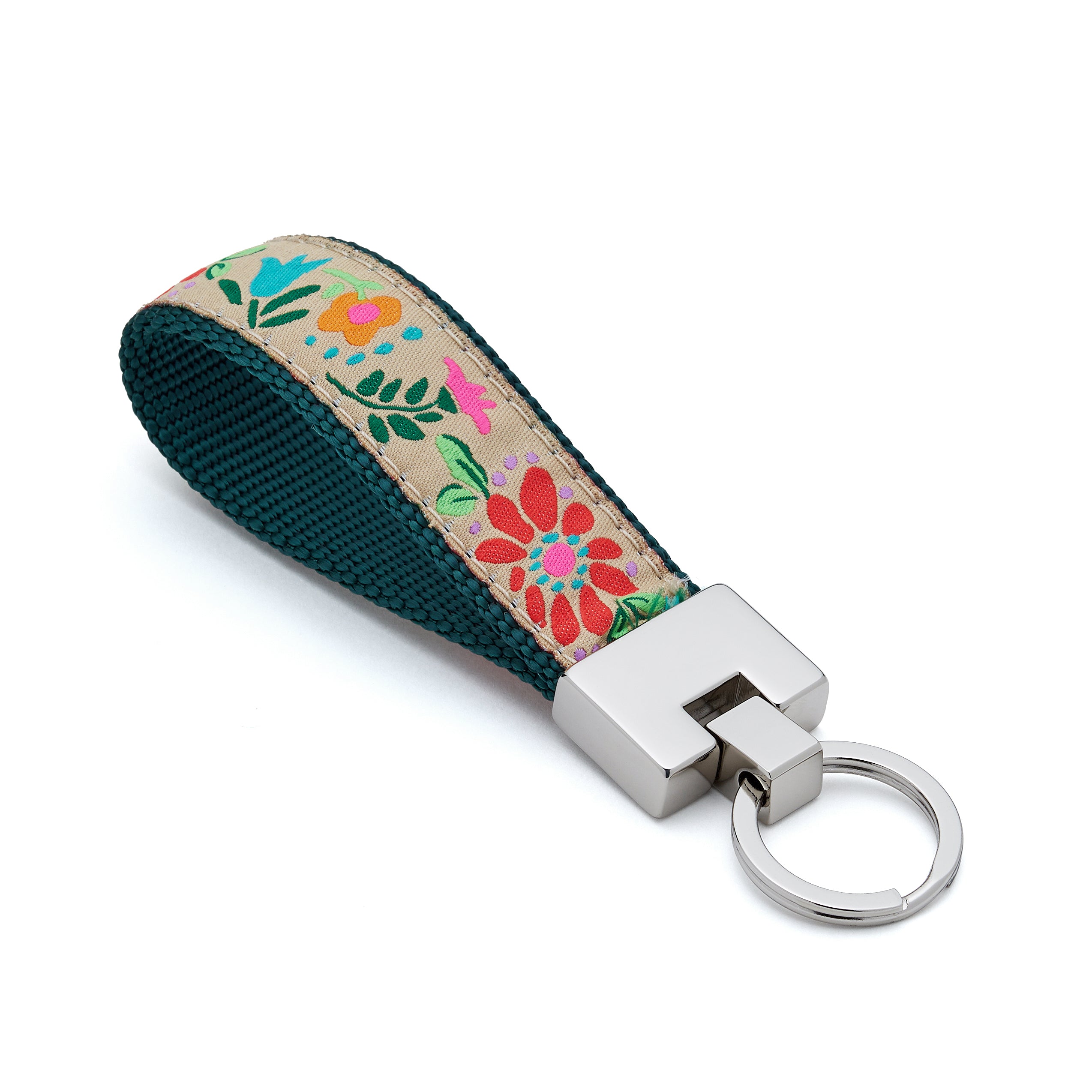 Key Rings Country Up Country - Tapestry Floral Key Ring – Up Country Inc