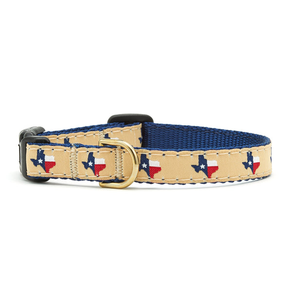 Texas Small Breed Dog Collar - Navy