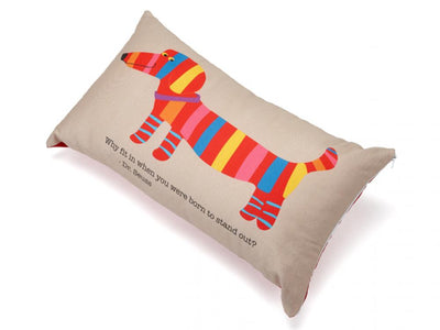 Up Country Pillow "Why fit in when you were born to stand out?"