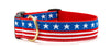 Stars and Stripes Extra Wide Dog Collar 1.5"